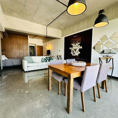 Apartamento tipo loft en renta en zona 4